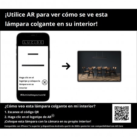 Lámpara colgante LED Raya Dim (36W)