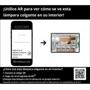 Lámpara colgante LED Raya Dim (36W)