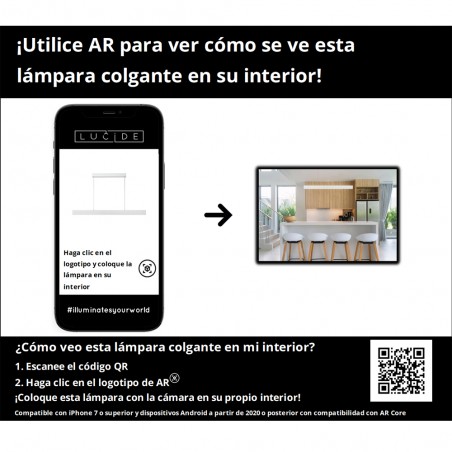 Lámpara colgante LED Raya Dim (36W)