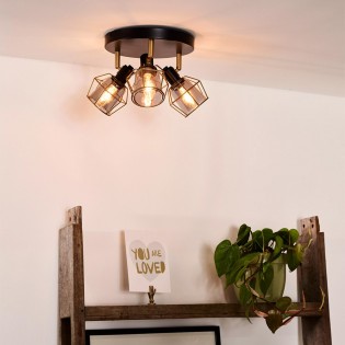 Ceiling Flush Light Nila (3 lights)