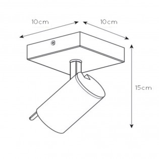 Foco de techo LED Grony (5W)