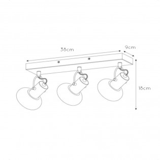 Ceiling Track Light Madee (3 lights)