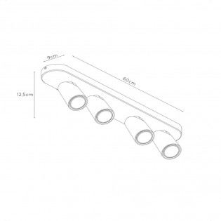 LED Ceiling Track Spotlights Xyrus (4x5W)