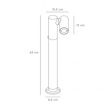 Outdoor LED Bollard Lamp Tatum (4.5W)