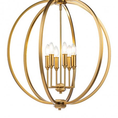 Lámpara colgante Corinne (6 Luces)