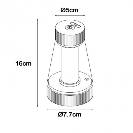LED Portable Lamp Lorali Dim (1.2W)
