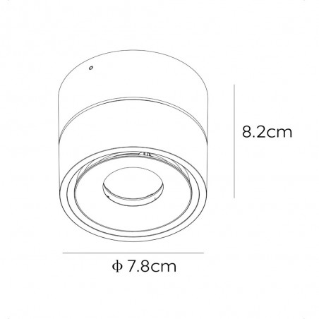 LED directional ceiling spotlight Yumiko (10W)