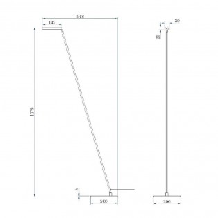 LED Floor Lamp Lavale (3W)