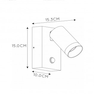 Outdoor wall lamp with sensor Taylor