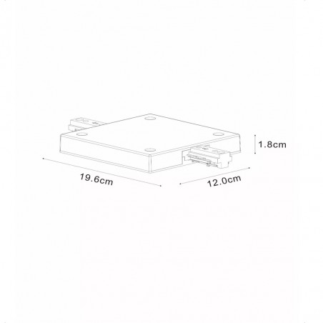 Single/double feeder for single-phase track TRACK