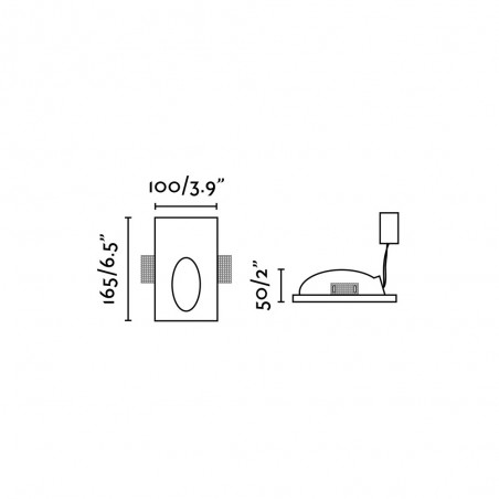 Empotrable de pared LED Pas (11W)