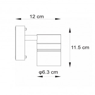 Outdoor LED Wall Lamp Arne (5W)