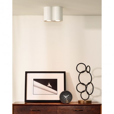 Plafón de techo Tube (2 luces)