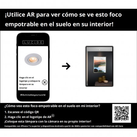 Empotrable de techo basculante Tube