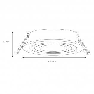 Tilting recessed light Tube