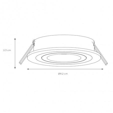 Tilting recessed light Tube