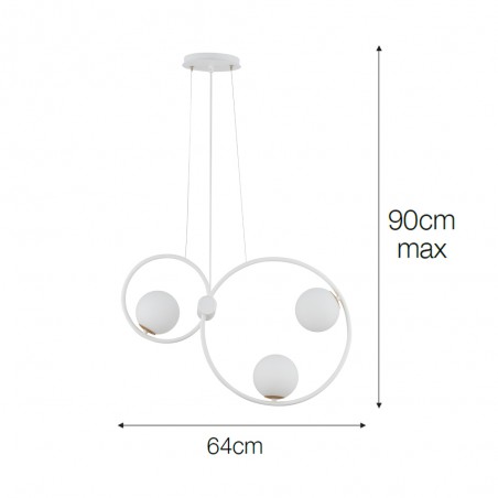 Pendant Lamp Aigua (3 lights)