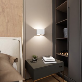 Corzo White Wandleuchte