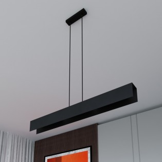 Ceiling Lamp Tarlen Black (4 lights)
