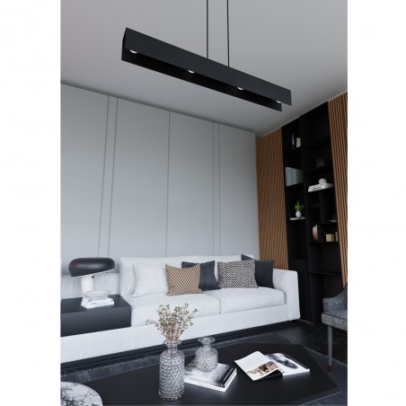 Ceiling Lamp Tarlen Black (4 lights)