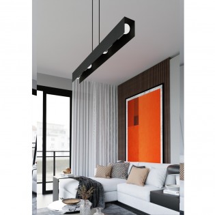Ceiling Lamp Tarlen Black (4 lights)
