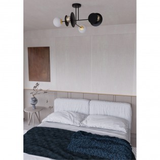 Ceiling Lamp Meltis Black (4 lights)