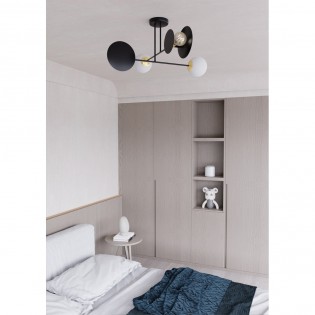 Ceiling Lamp Meltis Black (4 lights)