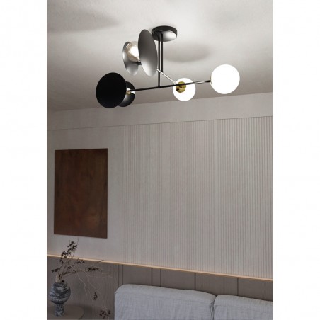 Ceiling Lamp Meltis Black (4 lights)