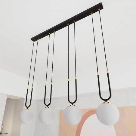 Pendant Lamp Megan Opal (4 lights)