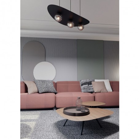 Lámpara de techo Camerino Grafito (3 luces)