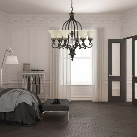 Chandelier Drawing (6 Lights)
