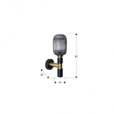 Aplique de pared Norma