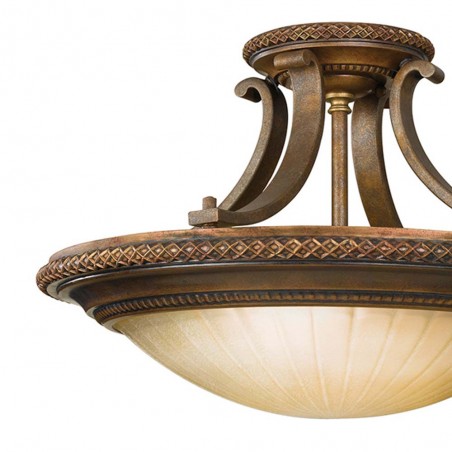 Plafón de techo Kelham Hall (2 Luces)