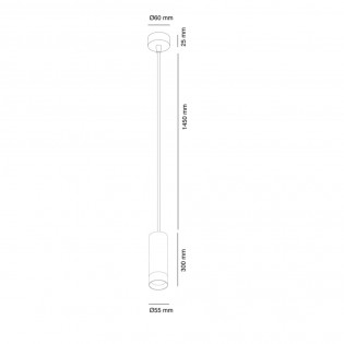 Pendant Lamp Linde White