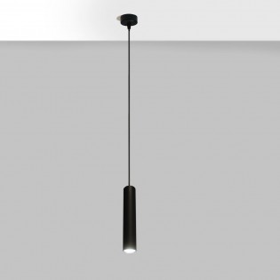 Lámpara colgante Iris Negro