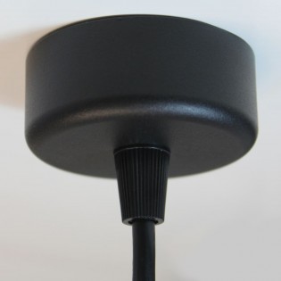 Lámpara colgante Iris Negro