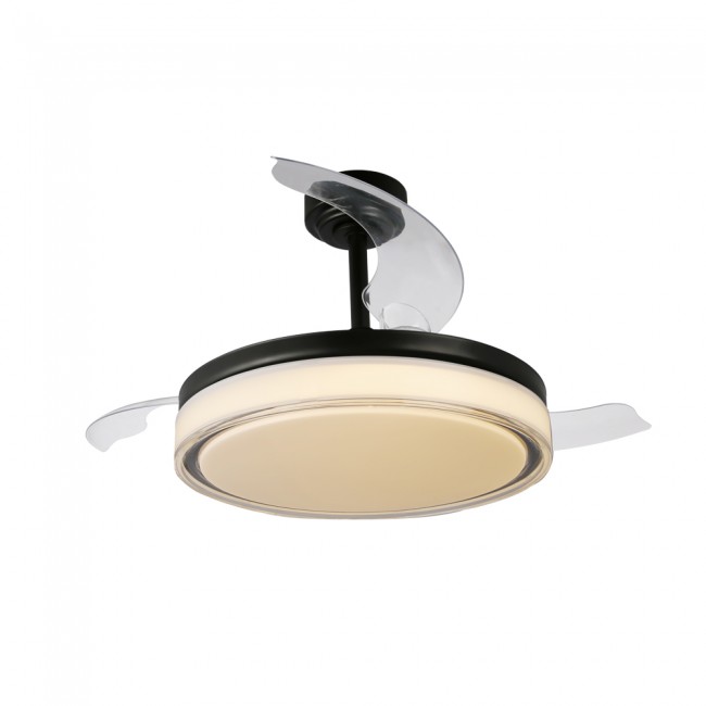 Ventilador LED con aspas plegables Aneto CCT Dim (72W)