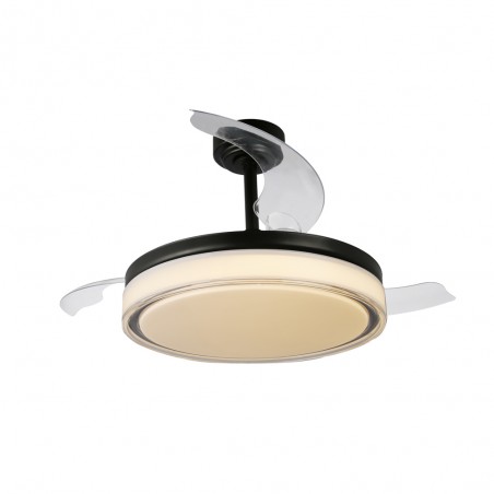Ventilador LED con aspas plegables Aneto CCT Dim (72W)