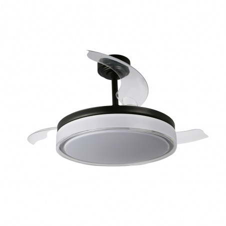 Ventilador LED con aspas plegables Aneto CCT Dim (72W)