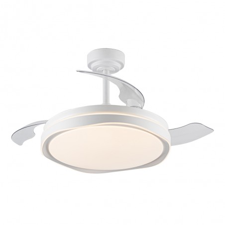 Ventilador LED aspas plegables Oku CCT Dim (72W)