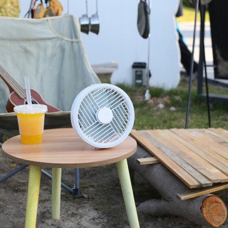 Portable Rechargeable LED Table Fan Splash (5.5W)