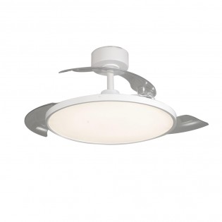 Ventilador LED aspas retráctiles Mince CCT Dim (36W)