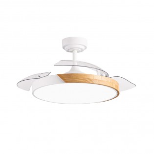 Ventilador de techo LED aspas retráctiles Taoro CCT Dim (72W)