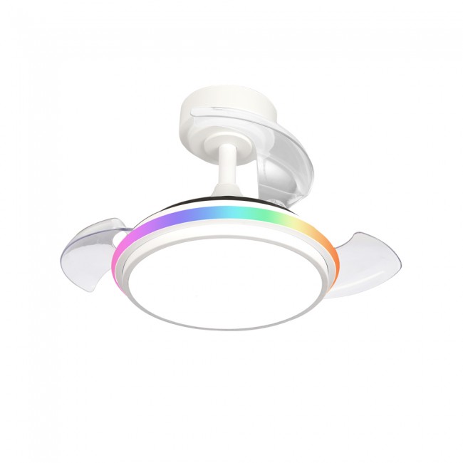 Ventilador LED aspas plegables Antila Mini XS RGB CCT (65W)