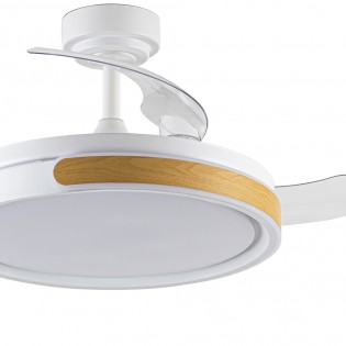 Ventilador LED con aspas plegables Movic CCT Dim (72W)