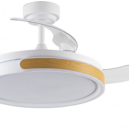 Ventilador LED con aspas plegables Movic CCT Dim (72W)