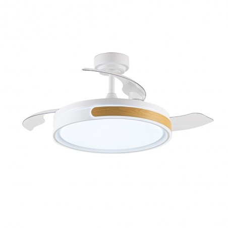 Ventilador LED con aspas plegables Movic CCT Dim (72W)
