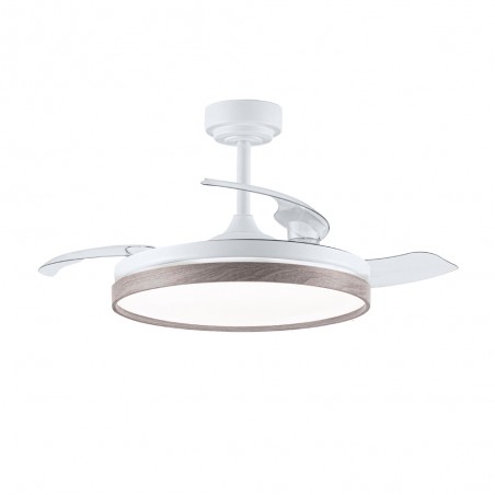 Ventilador LED con aspas plegables Panam CCT Dim (72W)
