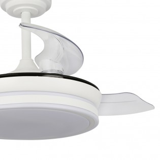 LED fan folding blades Moss Mini CCT Dim (46W)