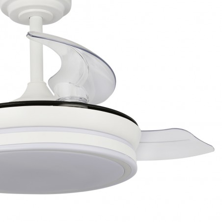 LED fan folding blades Moss Mini CCT Dim (46W)